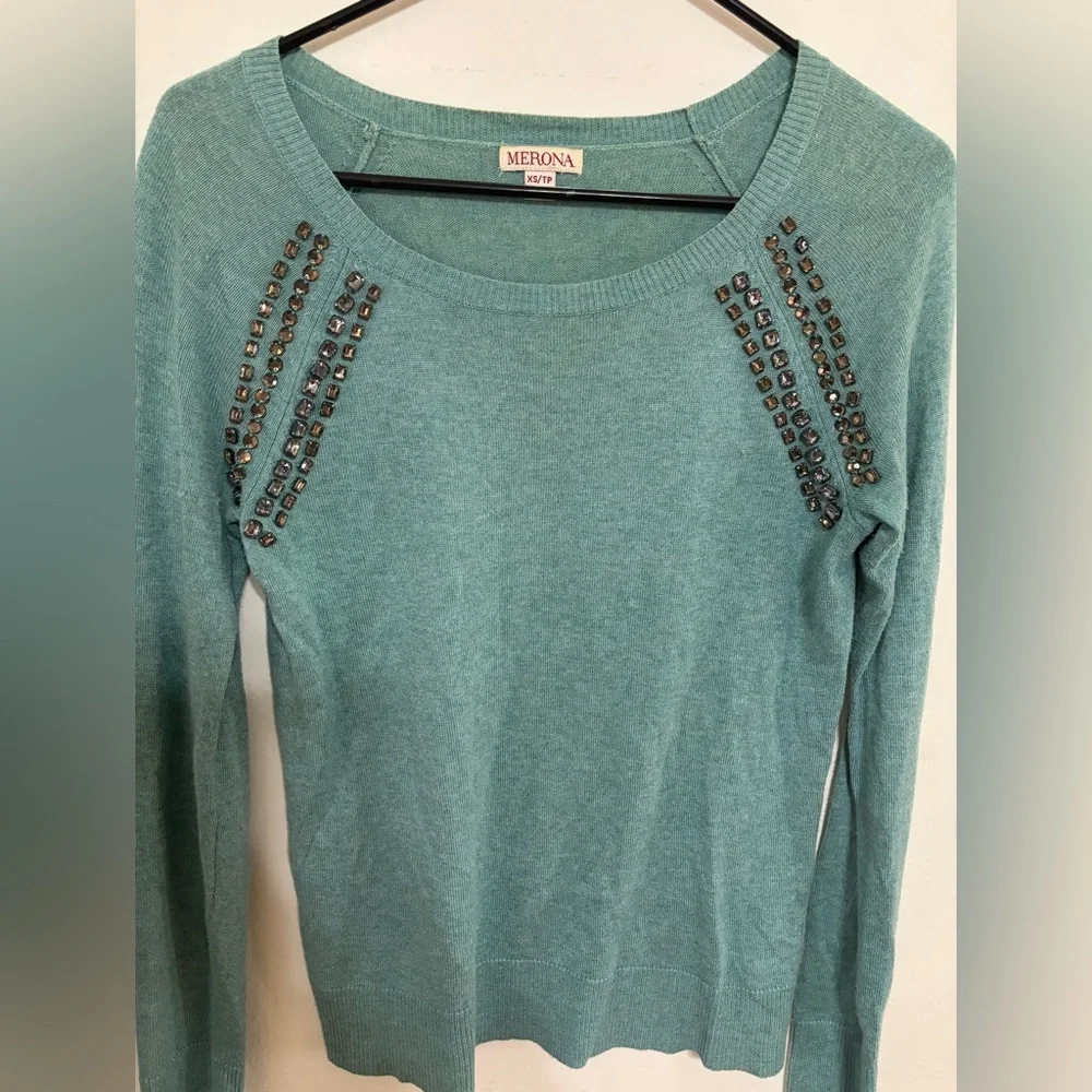 Merona Aqua Knit Top